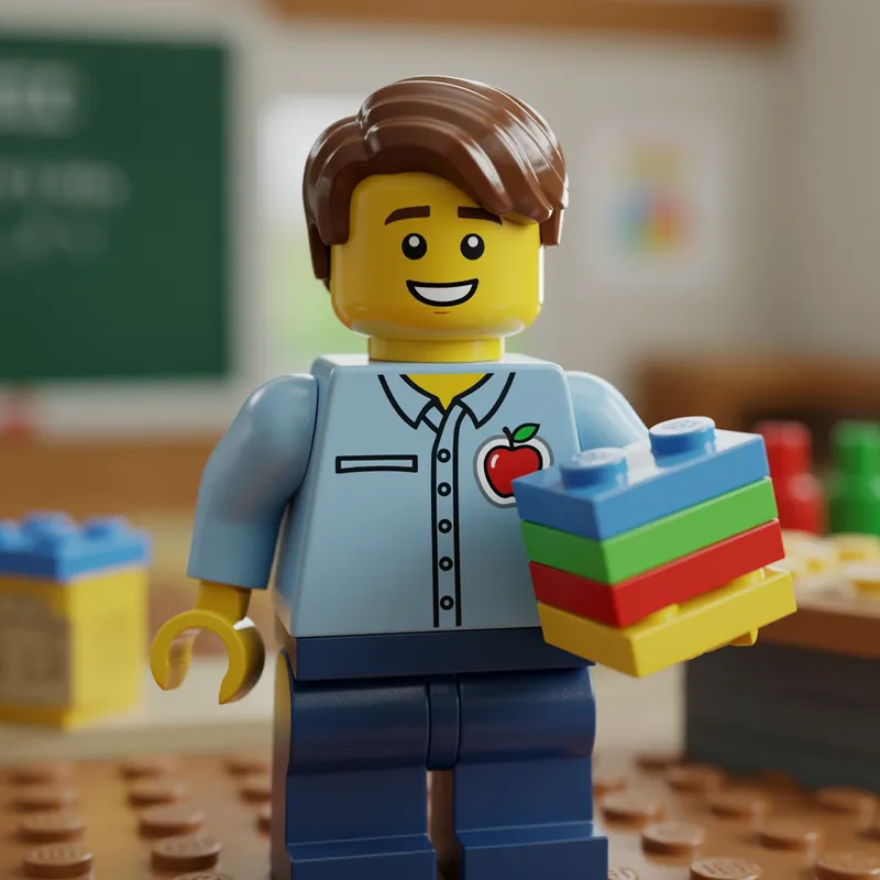 Lego Avatar Design for Male Teacher Profile Lego Avatar Design for Male Teacher Profile