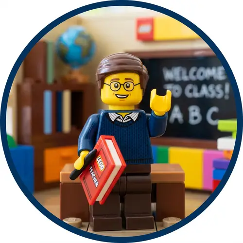 Lego Avatar Design for Male Teacher Profile