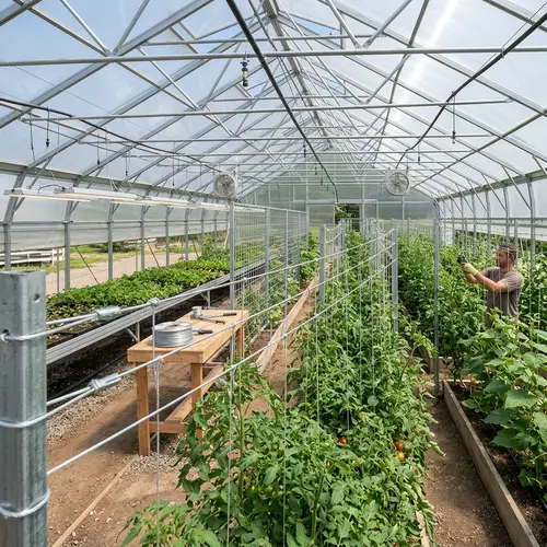 Galvanized Wire Applications in Greenhouse | Ideas & Tips