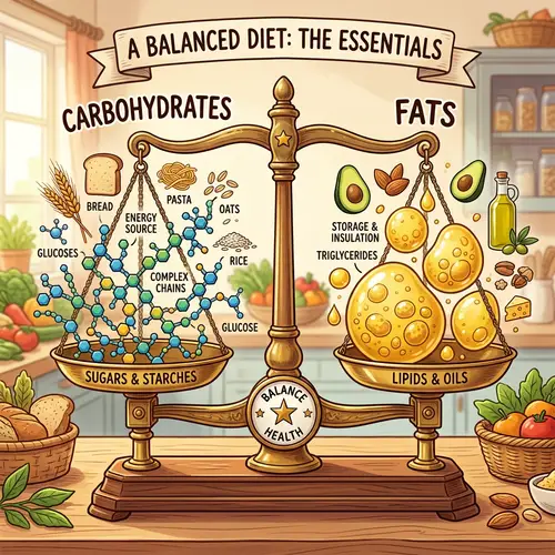 Carbohydrates and Fats Visual Guide