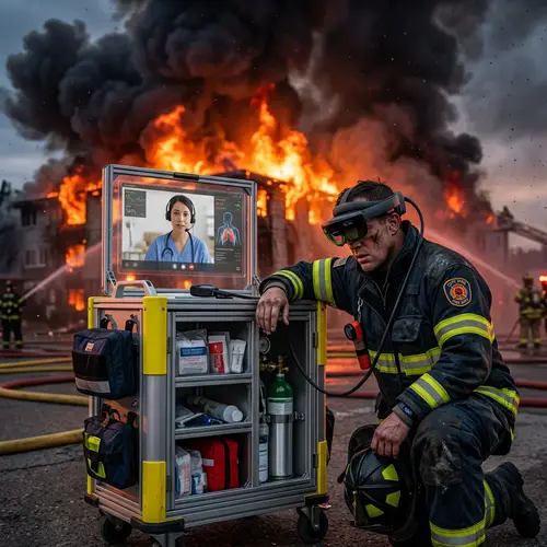 VR Medical Aid for Firefighters in Emergencies