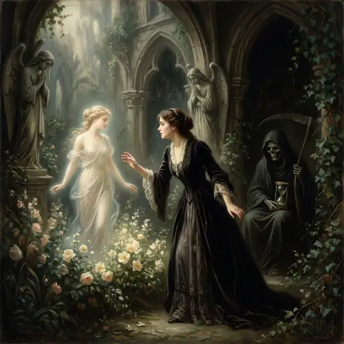 Symbolic Denial of Death: Surrealistic Gothic Image