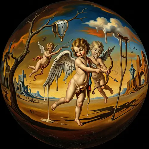 Dynamic Cupids: Early 20th-Century Surrealist Tribute
