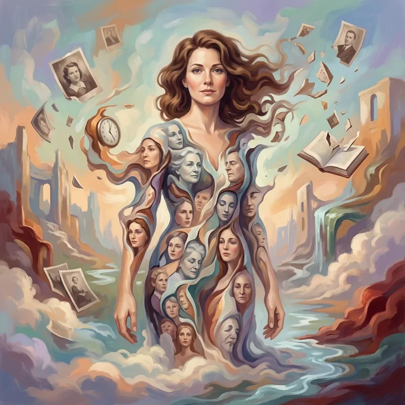 Dreamlike Surreal Mosaic: Embracing Interconnectedness