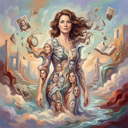 Transcendent Surrealist Composition with Fluid Transitions