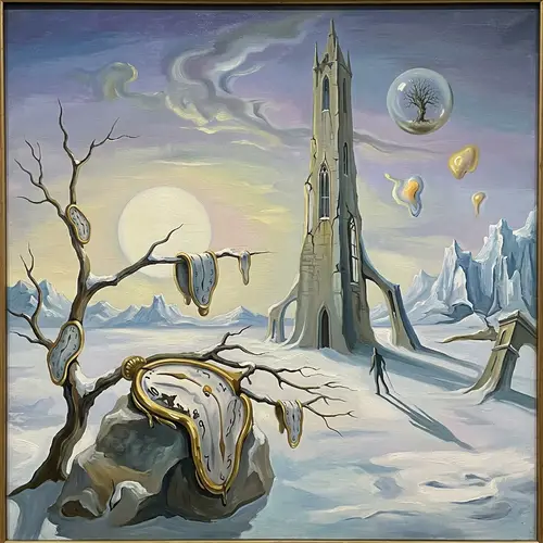 Ethereal Winter Solstice Scene | Surrealist Style Inspiration