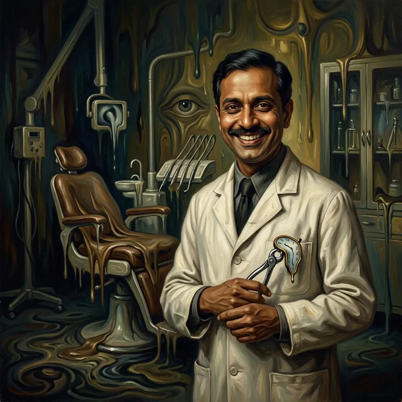 Chilling Dentist: Surrealism Inspired by Human Psychology