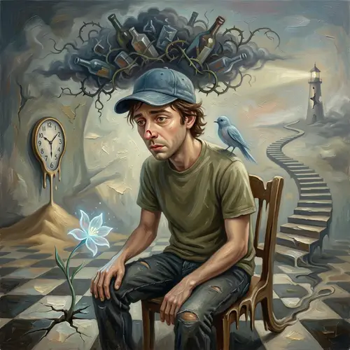 21st Century Surrealist Oil Painting | Symbolism & Emotions