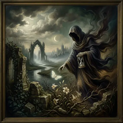 Symbolic Representation of Death in Surrealism Style