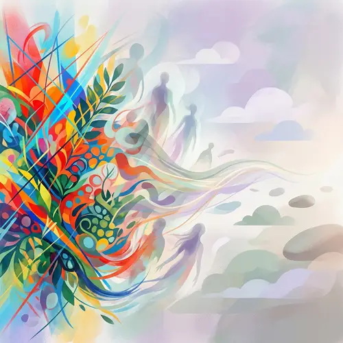 Serene Tranquility: Journey from Vibrant Life to Peaceful End