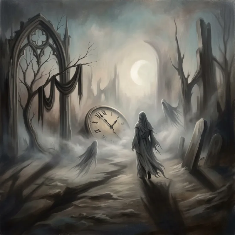 Ethereal Gothic Surrealism: Deathly Undertones & Shadows