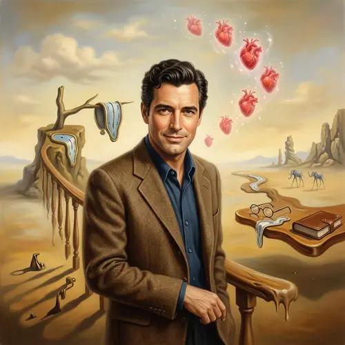 Man Posing as Father, Brother, Friend | Hollywood-Esque Actor in Surreal Setting