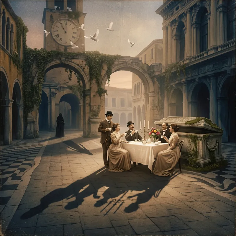 Surrealistic Depiction of Death: Ethereal Gothic Inspiration and Shadows