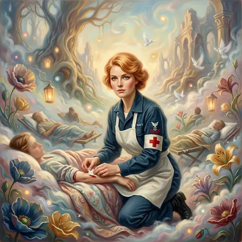 Navy Hospital Corpsman Ethereal Dreamscape