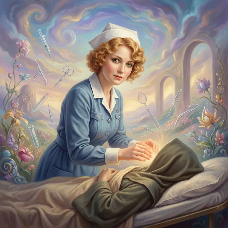 Vibrant Navy Hospital Corpsman with Grit and Grace