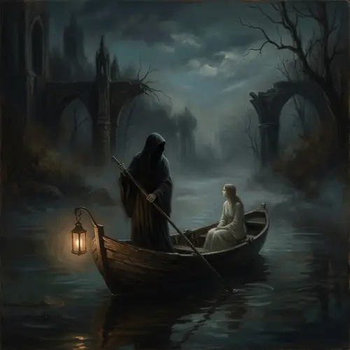 Soulful Final Journey: Theatrical Drama in Soft Lighting