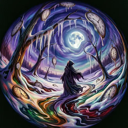 Surrealistic Winter Landscape | Enchantment of Winter Solstice