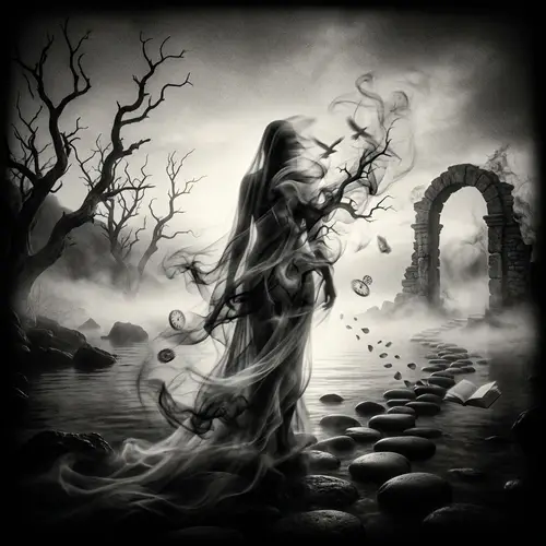 Surrealistic Exploration of Mortality through Metamorphic Forms