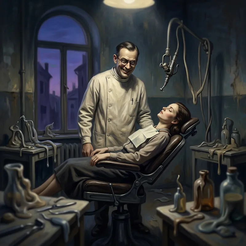 Dental Nightmare | Surreal Dental Horror Artwork