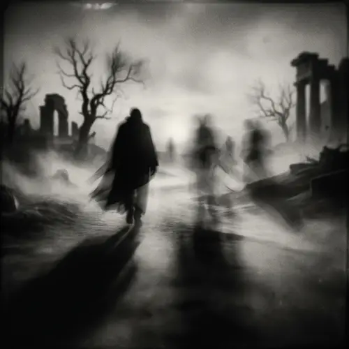 Surrealistic End of Life Artwork with Ethereal Lighting