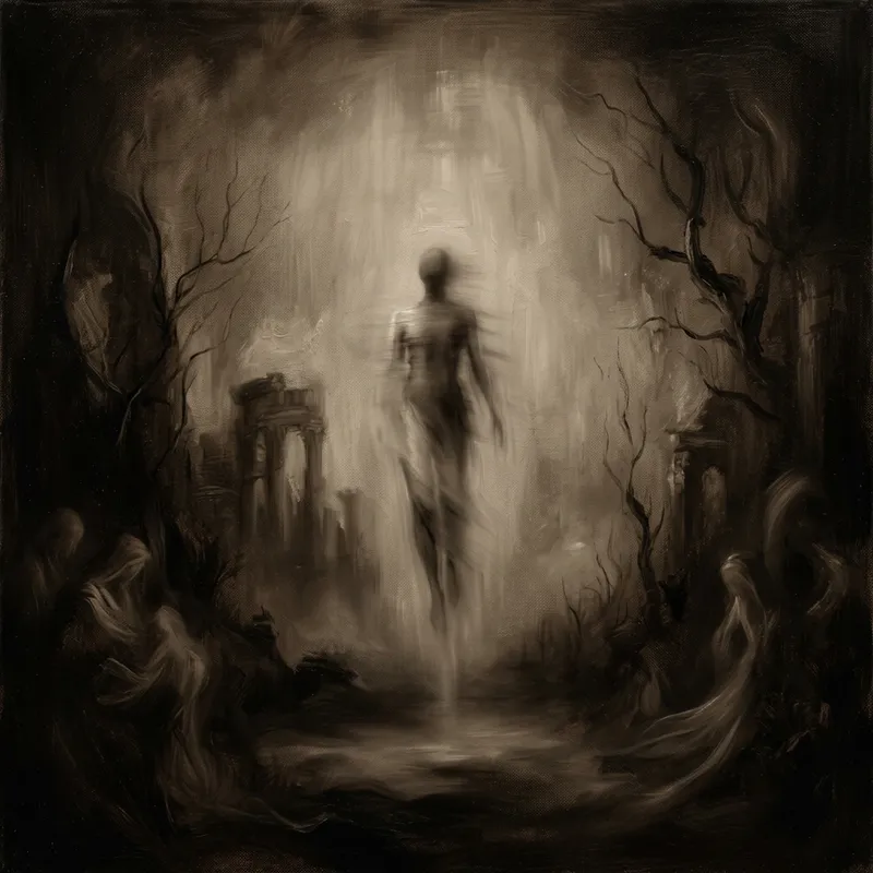 Ethereal Elegy: Salvador Dali-inspired Monochromatic Surrealism