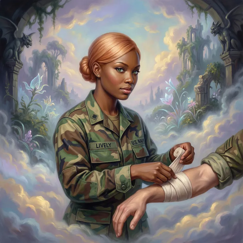 Ethereal U.S. Navy Corpsman LIVELY | Surreal Dreamscape