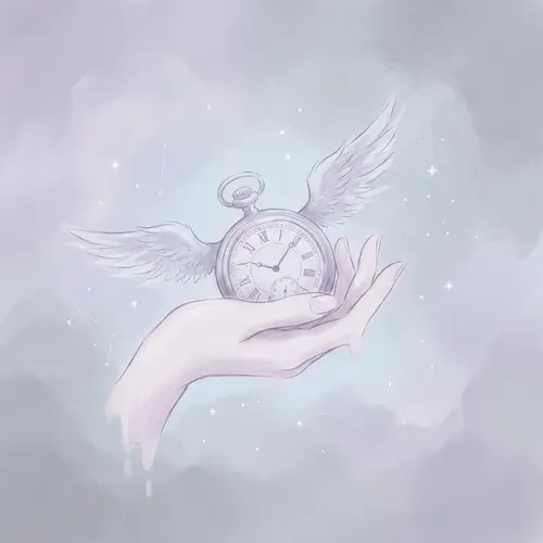Celestial Death Doula Services Art | Surreal Wings Timepiece