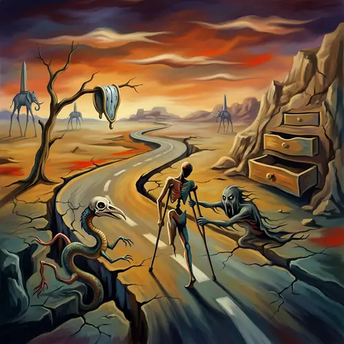 Surrealist Psychological Battle: Journey towards Recovery