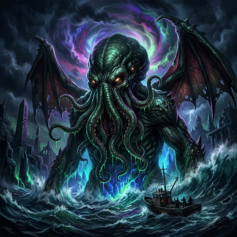 Terrifying Cthulhu: Lovecraftian Cosmic Horror Terrifying Cthulhu: Lovecraftian Cosmic Horror