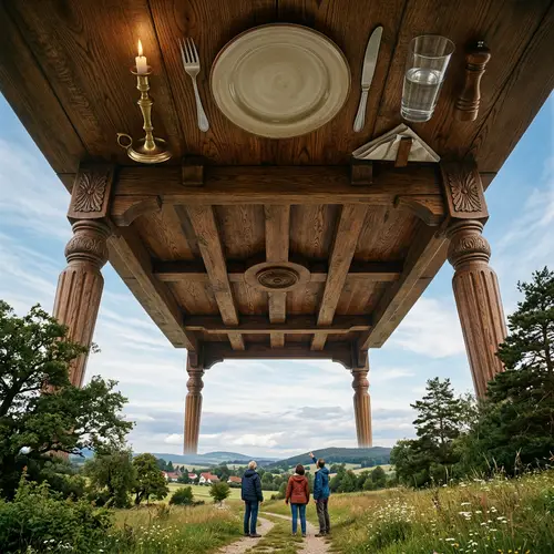 Sky That Looks Like a Table from the Ground