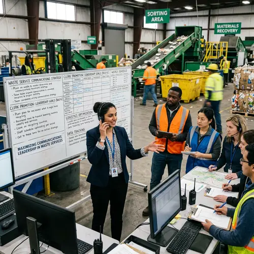 Maximizing Waste Service Communications with Specialist Clerk Promotion