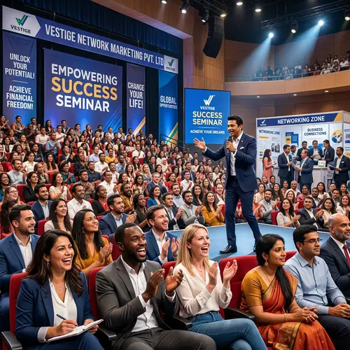 Success Seminar by Vestige: Engaging Networking Event with Diverse Audience
