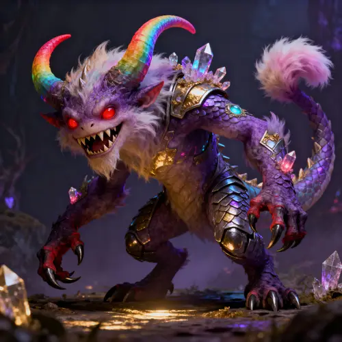 Unique Monster Creature Design for Fantasy Art