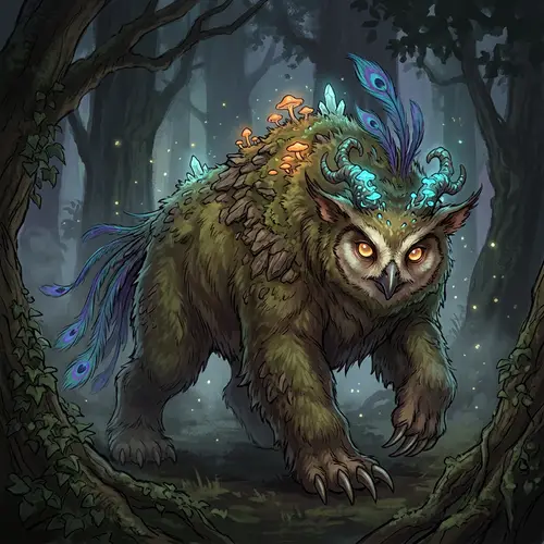 Unique Monster Creature Design for Fantasy Art