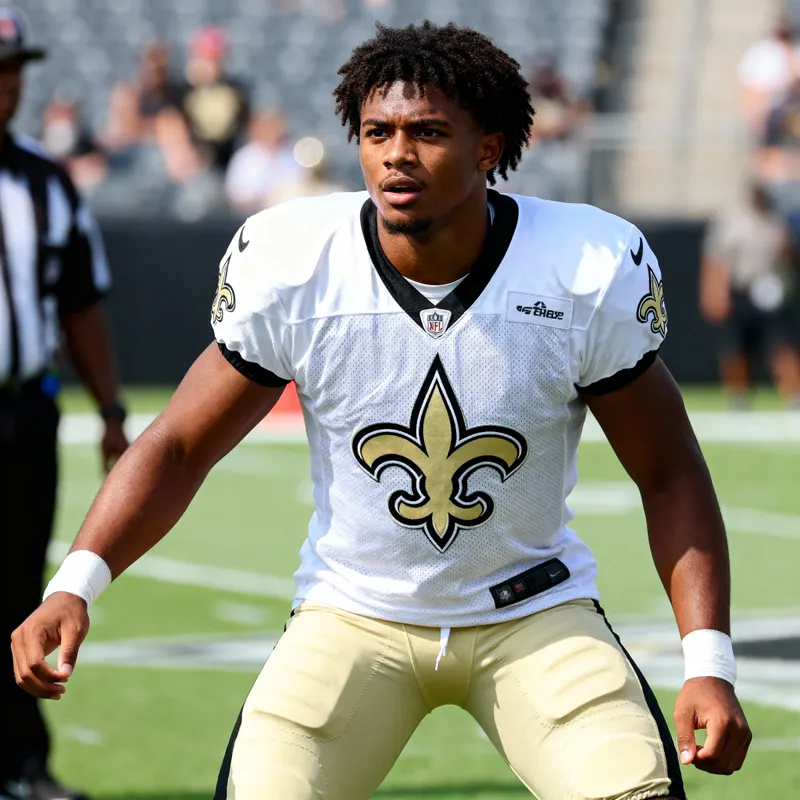 Taylen Green in New Orleans Saints Jersey