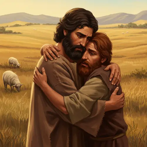 Jacob and Esau: A Biblical Embrace