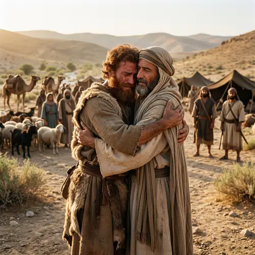 Jacob and Esau: A Biblical Embrace