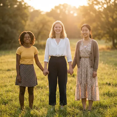 Diverse Unity: Three Girls, Friendship & Diversity