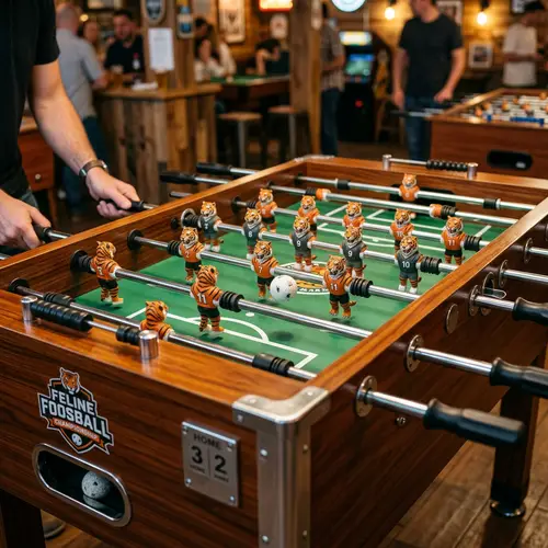 Tiger Foosball Table - Fierce & Competitive Players