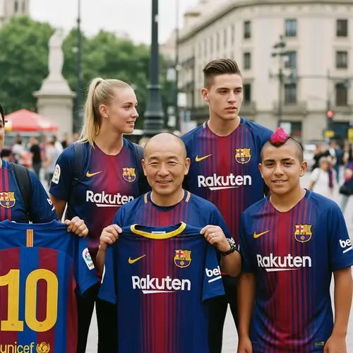 Diverse Fans in Barça Jerseys: Unity in Culture