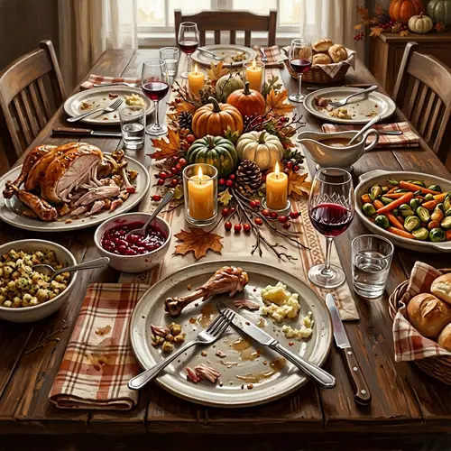 Festive Thanksgiving Table Decor | Autumn Tones Centerpieces