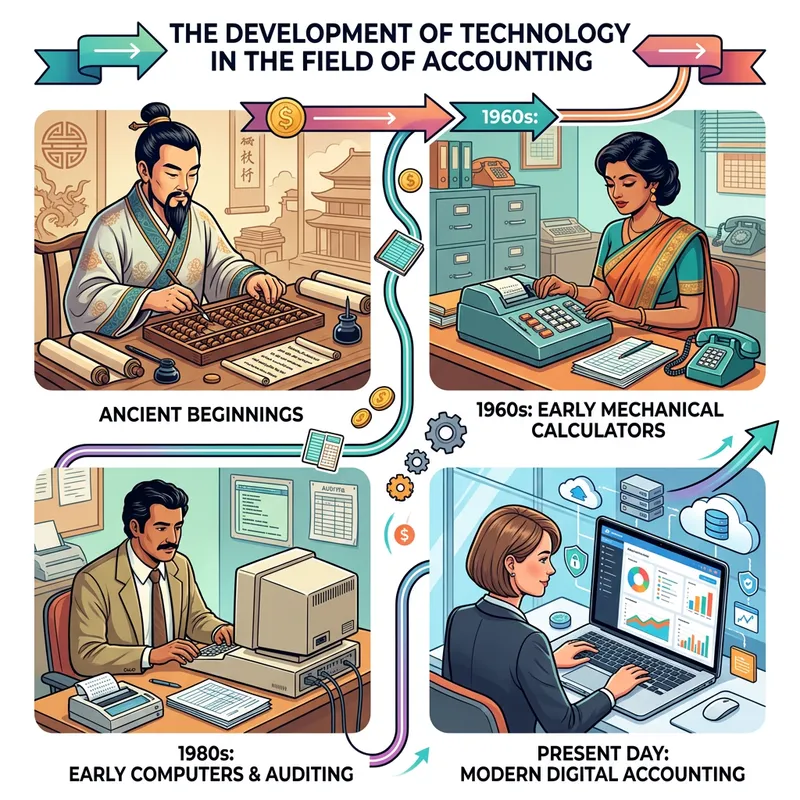 Technology in Accountancy: Visual Timeline