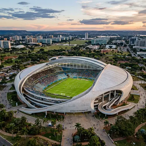 10,000 Capacity Stadium by Oscar Niemeyer