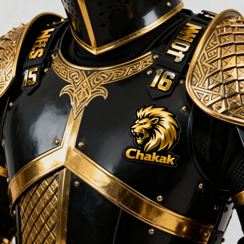 Fearless Knight Black & Golden Design Apparel Fearless Knight Black & Golden Design Apparel