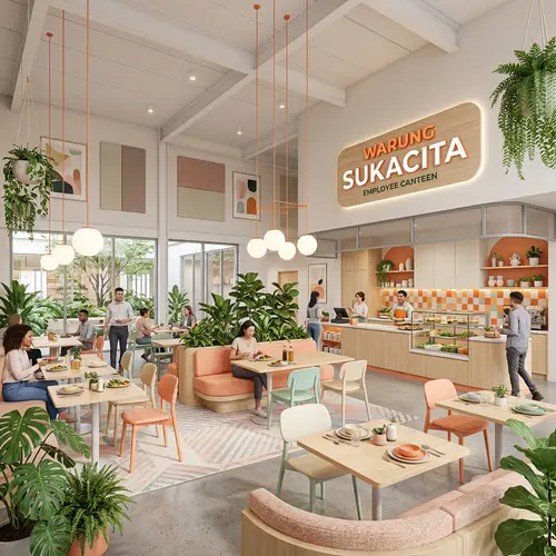 Modern Design for Warung Sukacita Canteen