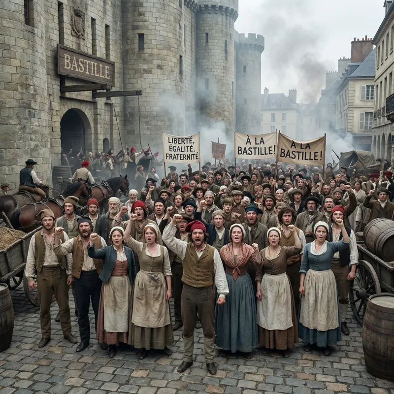 The Start of French Revolution in Paris 1789