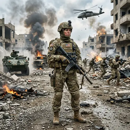 Army Dress Photo on Battle Ground