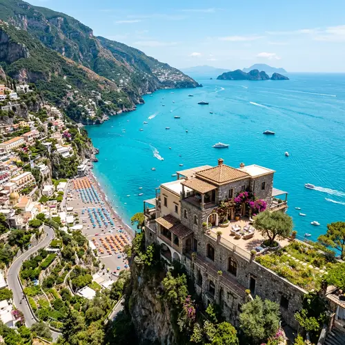 Stunning Chalet Overlooking Crystal Clear Waters of Amalfi Coast