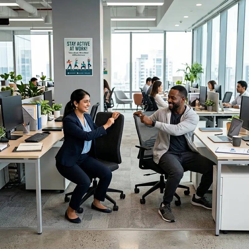 Office Chair Squats: Corporate Workout Tips