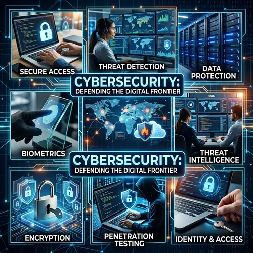 Cybersecurity Photo Collage Creation